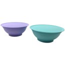 Tupperware Set Allegra Schüssel 275 ml  2 x  lila / mint Dessertschüssel Servierschalen Schale Eleganz Vorspeisen Beilagen NEU