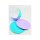 Tupperware Set Allegra Schüssel 275 ml  2 x  lila / mint Dessertschüssel Servierschalen Schale NEU
