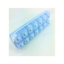 Tupperware Eiswürfler hellblau transparent Eiszauber Eiswürfelbehälter  NEU