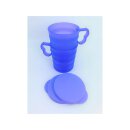 Tupperware Set Junge Welle 2 Trinkbecher helllila mit...