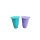 Tupperware Set 2 x Allegra Schüssel 275 ml + 2 x Becher mit Deckel  lila / mint Dessertschüssel Servierschalen NEU