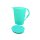 Tupperware Set Junge Welle Kanne 2,1 mint  + 4 Trinkbecher lila mit Deckel 330 ml Kühlschrank servieren NEU
