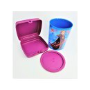 Tupperware Set Bingo + Lunchbox brombeer blau Olaf Anna und Elsa 1,25 l Frozen Die Eisköngin NEU