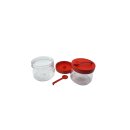 Tupperware Set 2 x Manhattan 580 ml rot / transparent...