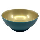 Tupperware Allegra Schüssel 275 ml gold petrol Dessertschüssel Tischdeko NEU