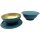 Tupperware Set Allegra Schüssel 2 x 275 ml gold petrol Dessertschüssel NEU