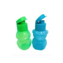 Tupperware Set Trinkflasche Frosch + Bär blau / grün Kids 350 ml kinderfreundlich Spaß am Trinken tolles Geschenk NEU