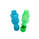 Tupperware Set Trinkflasche Frosch + Bär blau / grün Kids 350 ml kinderfreundlich Spaß am Trinken tolles Geschenk NEU