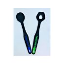 Tupperware Set Griffbereit Rührlöffel D163 schwarz / grün + blau rühren kochen Küchenhelfer NEU