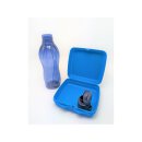 Tupperware Set Frozen Lunchbox OLAF + Trinkflasche dunkelblau 500 ml Anna & Elsa Brotdose Eiskönigin Motiv blau NEU