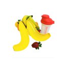 Tupperware Set Shaker rot 350 ml +  Banana Joe Bananenbox Dose box gelb behälter NEU