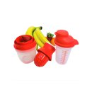 Tupperware Set Zitruspresse + Shaker rot 350 ml Juicer Twister Saftpresse Turbosaft Fruchtpresse NEU