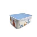 Tupperware Dose Quadro 2,9 l hellblau bunt  tolles Motiv...