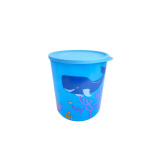 Tupperware Frische Runde Geburtstagskracher 3,3 l  Meerestiere Meer Korallen hellblau bunt Schüssel Behälter mit Deckel 3,3 + 2,1 l + 950 ml NEU