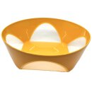 Tupperware Mediterrano Schüssel 2,5  l orange servieren mit Sichtfenster NEU