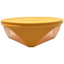 Tupperware Mediterrano Schüssel 2,5  l orange servieren mit Sichtfenster NEU