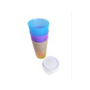 Tupperware Set Trinkbecher mit Deckel 3 x 330 ml pink,...