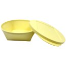 Tupperware Mediterrano Schüssel 600 ml gelb mit Deckel servieren mitnehmen  NEU