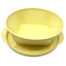 Tupperware Mediterrano Schüssel 600 ml gelb mit Deckel servieren mitnehmen  NEU