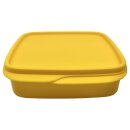 Tupperware Clevere Pause gelb hellorange 550 ml Frühstück Lunchbox Snackbox, Sandwichbox, Frühstücksbox, Snackbox, Brotbox NEU