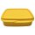 Tupperware Clevere Pause gelb hellorange 550 ml Frühstück Lunchbox Snackbox, Sandwichbox, Frühstücksbox, Snackbox, Brotbox NEU