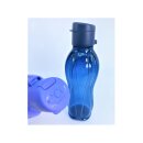 Tupperware Set Trinkflasche 500 ml lila + dunkelblau Eco Easy Verschluß Schule Sport to go  NEU