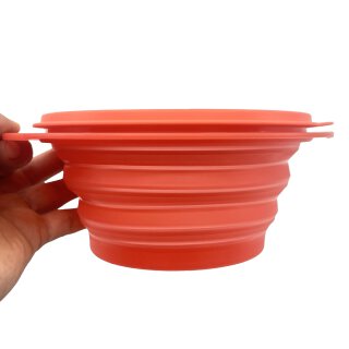 Tupperware Mini Max Faltschüssel 700 ml orange Vorrat Schüssel NEU