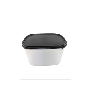 Tupperware Eidgenosse 1,9 l  Kompaktus schwarzer Deckel Lunchbox  Vorratsdose Aufbewahrung Vorrat NEU