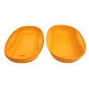 Tupperware Omlett Meister Rührei Eier mango orange Mikro-Meister Mikrowelle 430 ml NEU