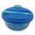 Tupperware Salat to Go blau/ hellblau 1,5 l + Besteck + Dressingbehälter  unterwegs zum mitnehmen NEU
