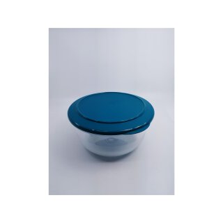 Tupperware Tafelperle 2,1 l transparent Deckel petrol Schüssel mit Deckel NEU