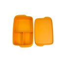 Tupperware Clevere Pause Lunchbox orange 1 l Brotdose Sandwichbox Frühstück Schule Kindergarten unterwegs mit Abtrennung NEU