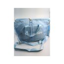Tupperware Einkaufstasche hellblau kleine Reisetasche Shopper mit Gurt NEU