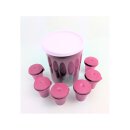 Tupperware Set 6 x Wichtel + kleine Durchblick pink/ rose...