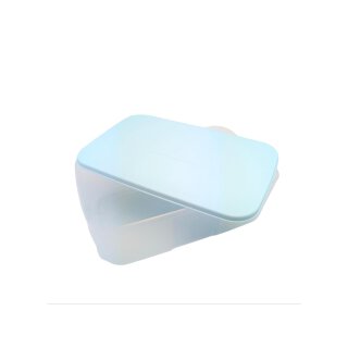 Tupperware Kühlschrank System Vorratsdose 1,5 l transparent hellblau Aufbewahrung Wurst Käse Lebensmittel NEU