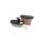Tupperware Set 8 x Eidgenosse / Quadro 500 ml + 1,1 l +1,7 l + 2,3 l + 2,9 l + 1,2 + 2,6 + 4 l  schwarzer Deckel Vorrat Vorratsdose NEU