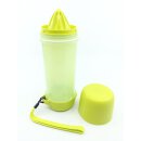 Tupperware Eco Wasser Plus Zitruspresse limettengrün Trinkflasche ToGo 700 ml Kräuter Frische Früchte Zitrone NEU