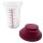 Tupperware 2x Shaker klein 350 ml – Schüttelbecher Shake It Messbecher Rot + Bordeaux NEU