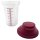 Tupperware 2x Shaker klein 350 ml – Schüttelbecher Shake It Messbecher Rot + Bordeaux NEU