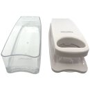 Tupperware Super Dicer Gemüseschneider – Multischneider mit 3 Einsätzen für Würfel, Stifte & Scheiben – QuickBladez + Auffangbehälter 700 ml