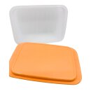 Tupperware Butterdose matt Orange Butterschatz Kühlschrank servieren Frische streichzart Frühstück NEU