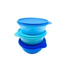 Tupperware Große Hitparade 3x 600 ml blau...