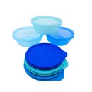 Tupperware Große Hitparade 3x 600 ml blau...