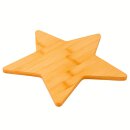 Bambus Servierbrett Sternform 36 × 36 cm –...