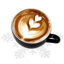 Filz Untersetzer Schneeflocke – 6er Set, Weiß