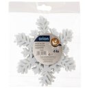 Filz Untersetzer Schneeflocke – 6er Set, Weiß