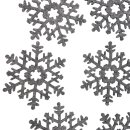 Filz Untersetzer Schneeflocke – 6er Set, Grau