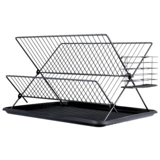 Abtropfgestell aus Metall – Geschirrabtropfer für Küche