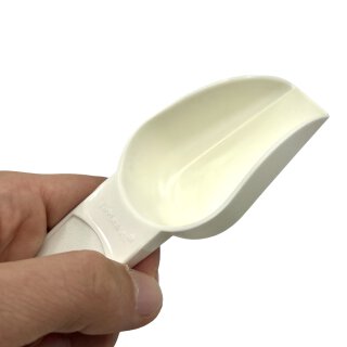 Tupperware Mehlschaufel Zucker Meßlöffel klein weiß NEU